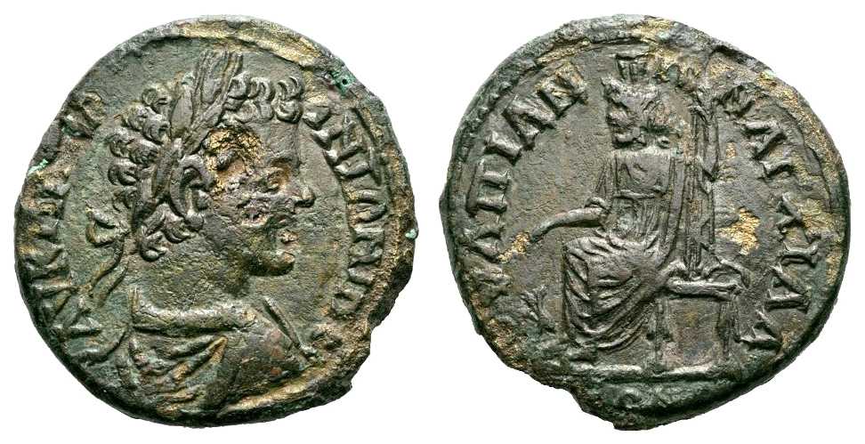 6386 Thrace Anchialus Caracalla AE