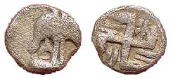 459 Thrace Apollonia Pontica Obol AR