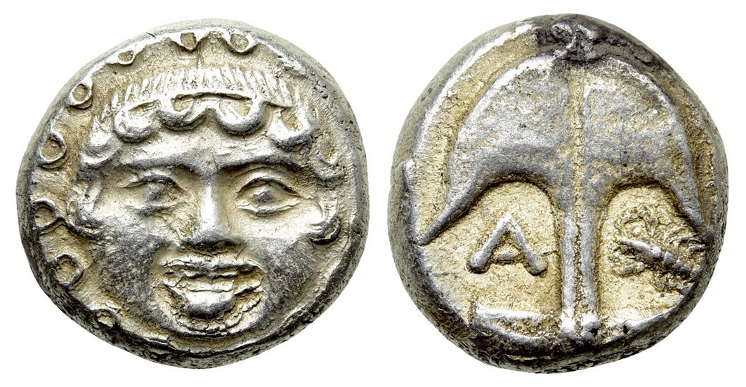 7483 Thrace Apollonia Pontica Drachm AR
