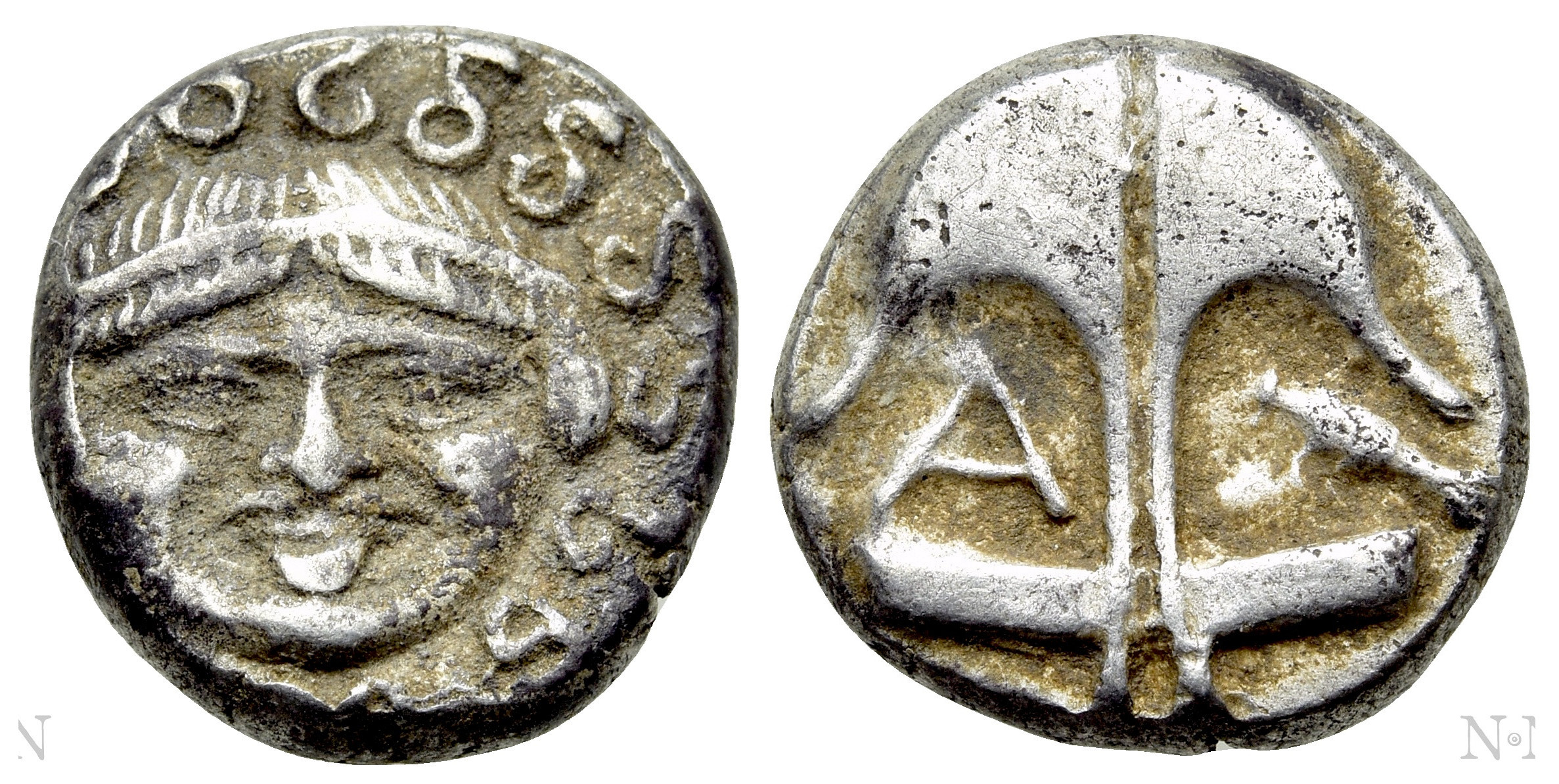 7492 Thrace Apollonia Pontica Drachm AR