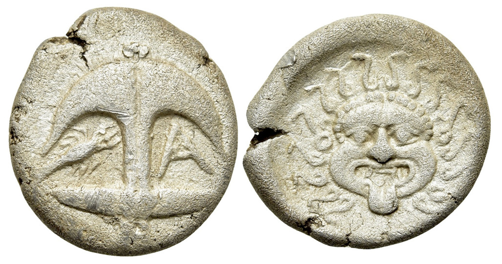 7500 Thrace Apollonia Pontica Drachm AR