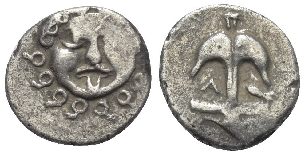 7501 Thrace Apollonia Pontica Drachm AR