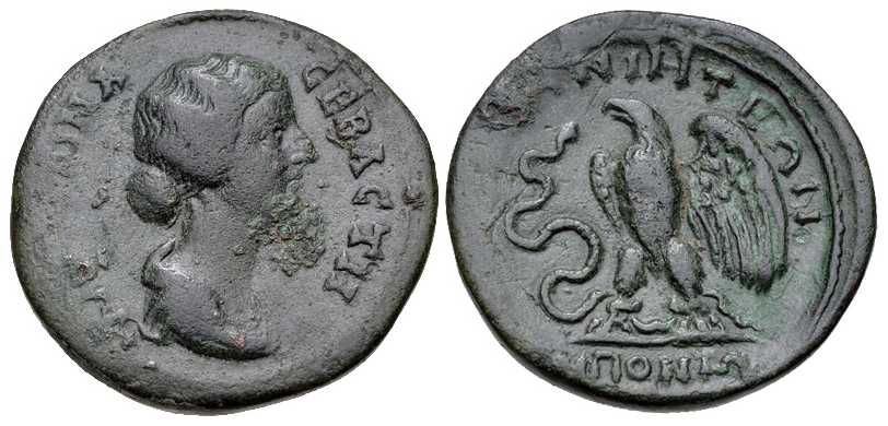 v4105 Apollonia Pontica Thracia Faustina jr. AE