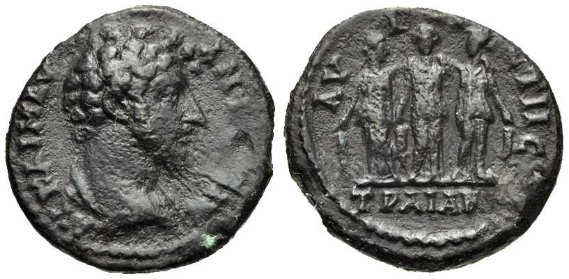 3800 Augusta Traiana Thracia Marcus Aurelius AE