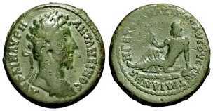 4963 Augusta Traiana Thracia Marcus Aurelius AE