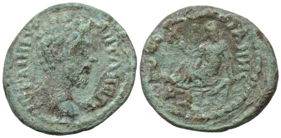 6015 Augusta Traiana Thracia Marcus Aurelius AE