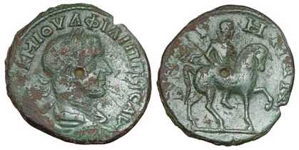 2440 Byzai Thracia Philippus I AE