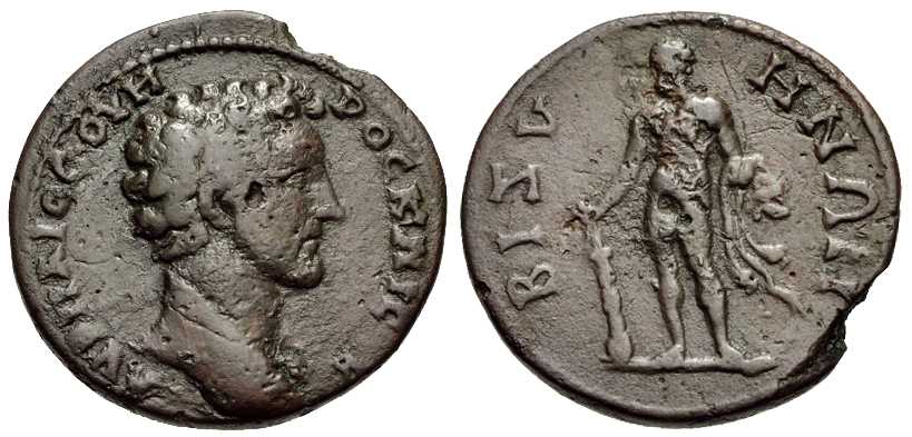 3839 Bizya Thracia Marcus Aurelius AE