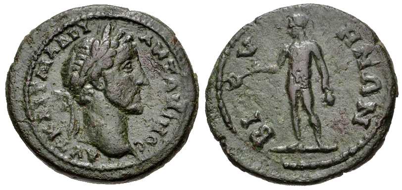 4709 Bizya Thracia Antoninus Pius AE