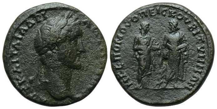 v4012 Bizya Thracia Antoninus Pius AE