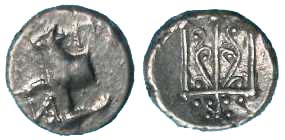 198 Thrace Byzantion Hemidrachm AR