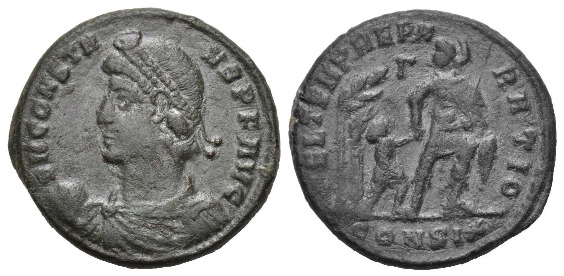 5628 Constantinopolis Thracia Constans I AE
