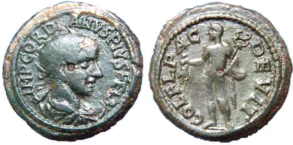 1760 Thracia Deultum Gordianus III AE