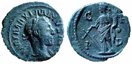 1982 Deultum Thracia Maximinus I AE