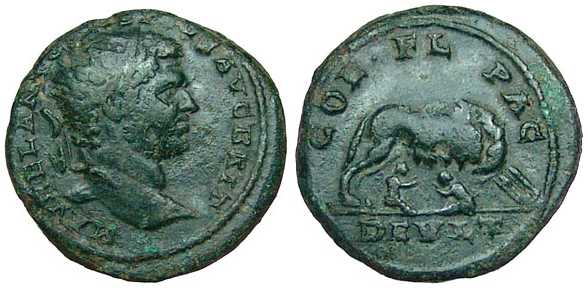 3017 Thracia Deultum Carcalla AE