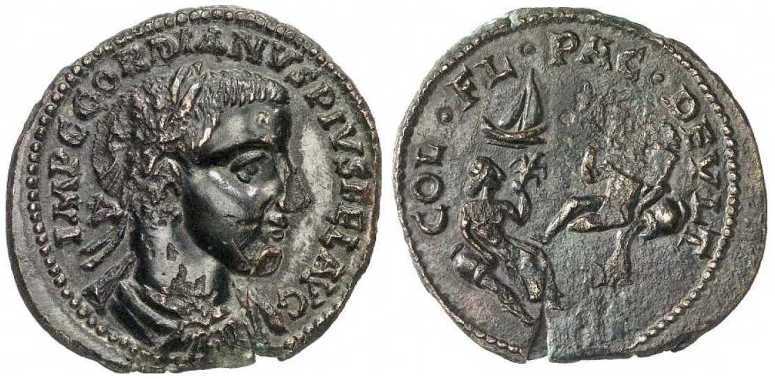 3416 Deultum Thracia Gordianus III AE