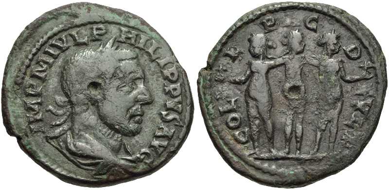 3796 Deultum Thracia Philippus I AE