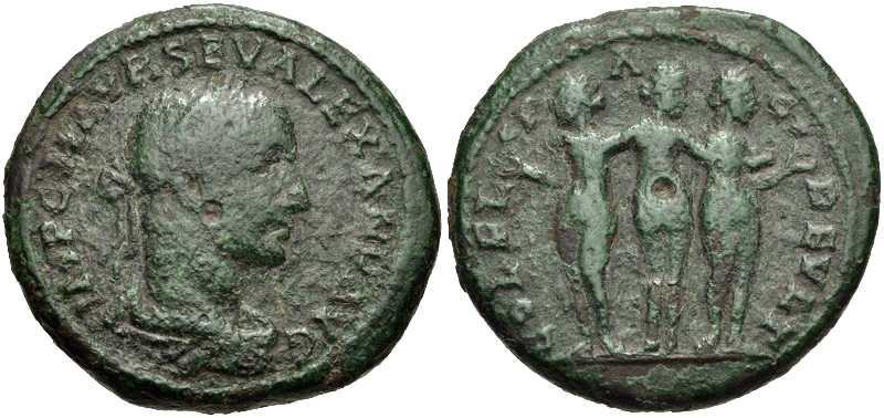 3798 Deultum Thracia Severus Alexander AE