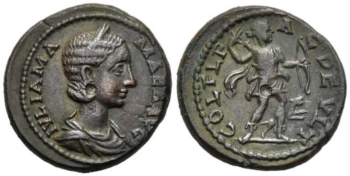 5310 Deultum Thracia Iulia Mamaea AE