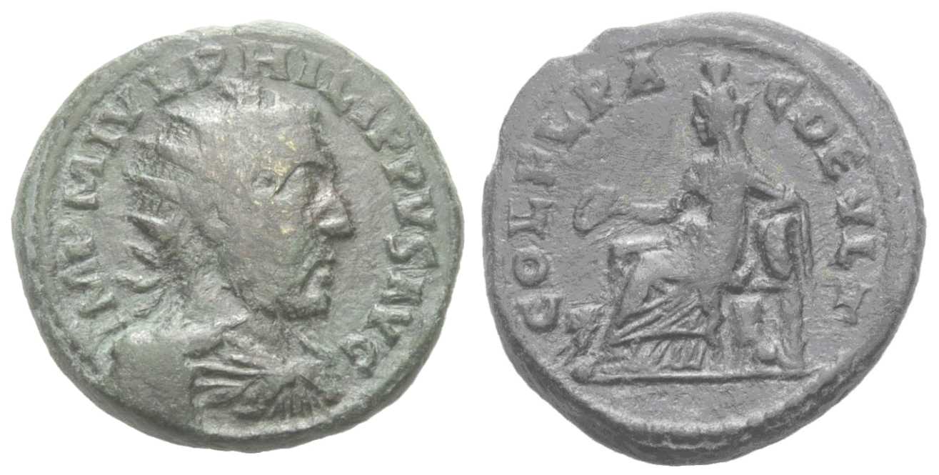 5355 Deultum Thracia Philippus I AE