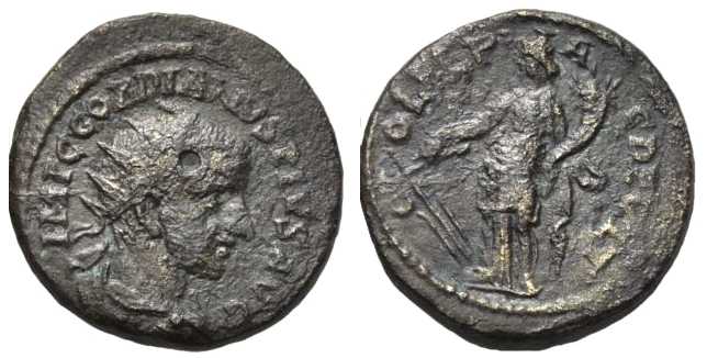 5386 Deultum Thracia Gordianus III AE