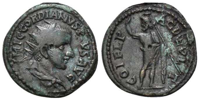 5482 Deultum Thracia Gordianus III AE