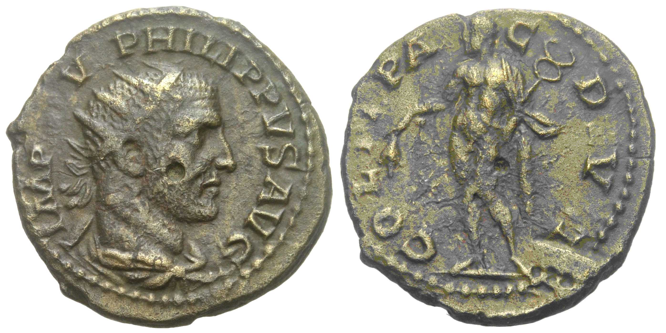 5623 Deultum Thracia Philippus I AE