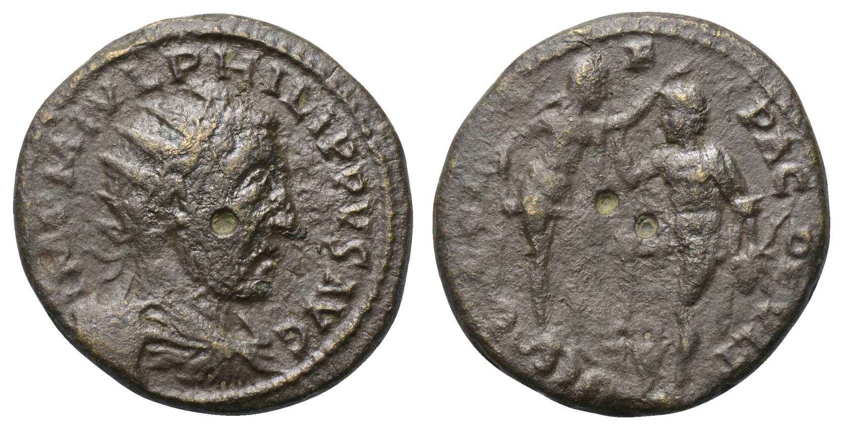 v3971 Deultum Thracia Philippus I AE