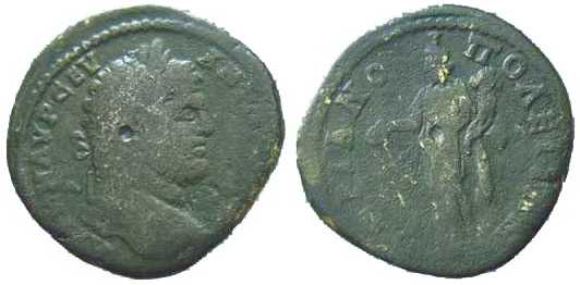 1522 Hadrianopolis Thracia Caracalla AE