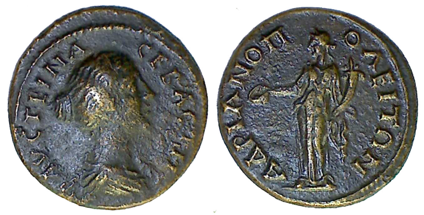 1678 Hadrianopolis Thracia Faustina Jr. AE