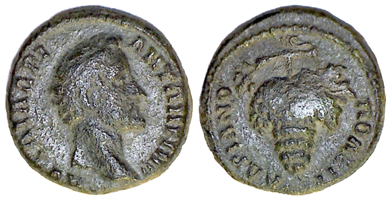 1772 Hadrianopolis Thracia Antoninus Pius AE