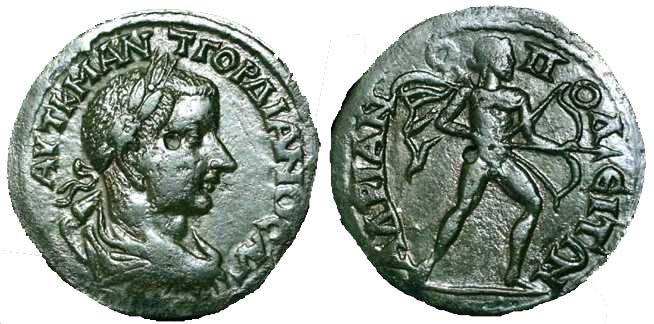 2729 Hadrianopolis Thracia Gordianus III AE