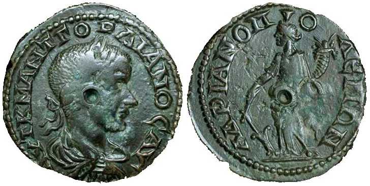 2769 Hadrianopolis Thracia Gordianus III AE
