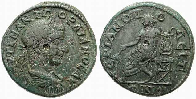 2884 Hadrianopolis Thracia Gordianus III AE
