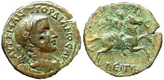 2914 Hadrianopolis Thracia Gordianus III AE
