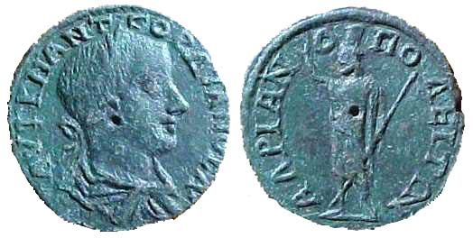 3240 Hadrianopolis Thracia Gordianus III AE