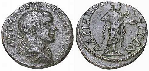 3355 Hadrianopolis Thracia Gordianus III AE