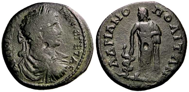 4203 Hadrianopolis Thracia Geta AE