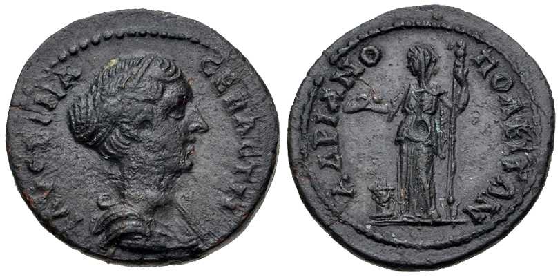5008 Hadrianopolis Thracia Faustina jr. AE