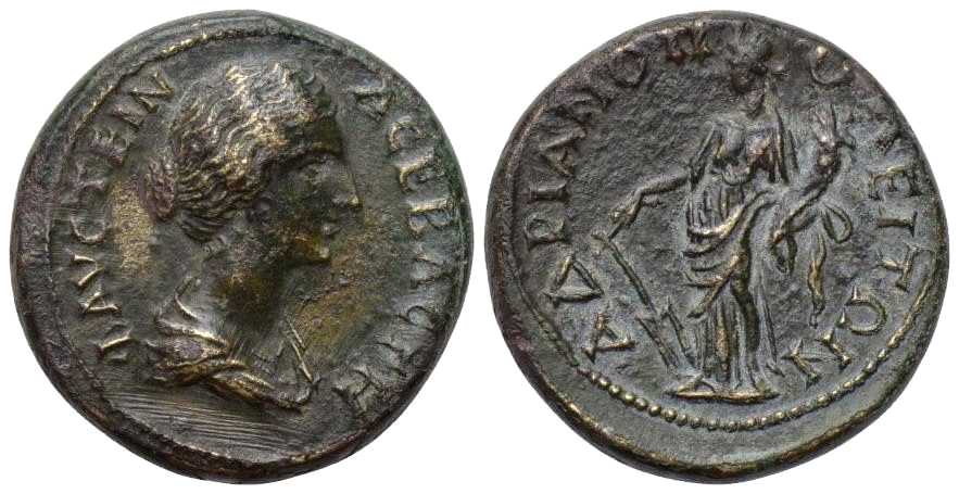 6012 Hadrianopolis Thracia Faustina jr. AE