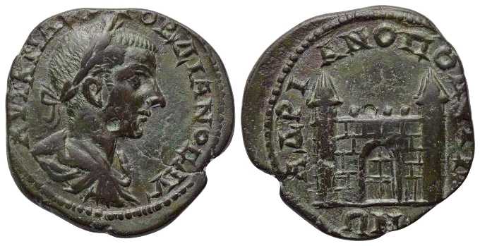 v3975 Hadrianopolis Thracia Gordianus III AE