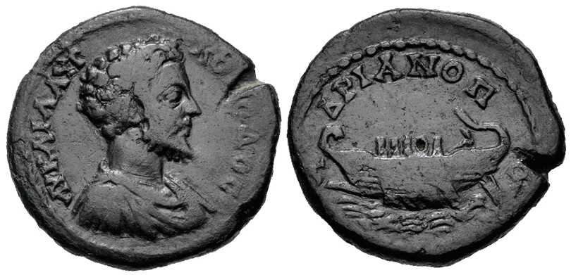 v3978 Hadrianopolis Thracia Commodus AE