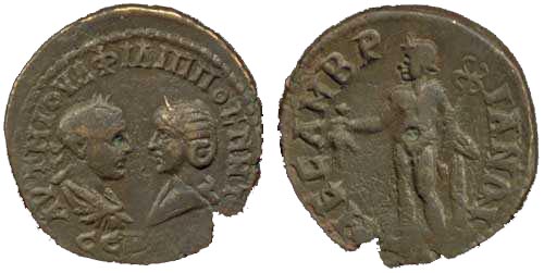 145 Mesembria Thracia Philippus I AE