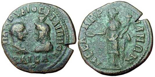 3018 Mesembria Thracia Philippus II AE