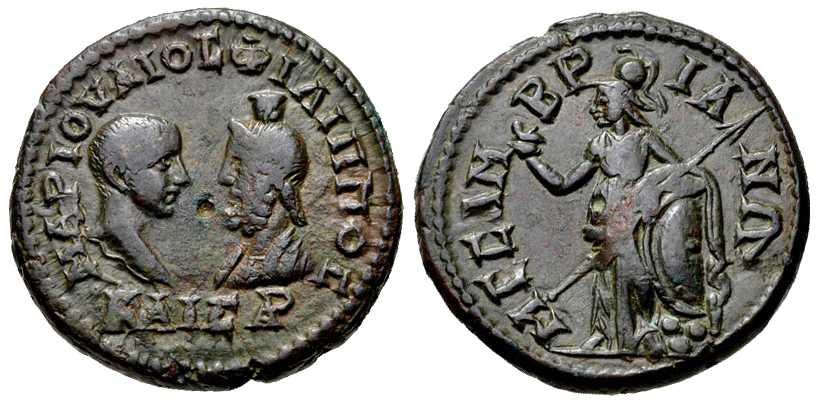 5261 Mesembria Thracia Philippus II AE