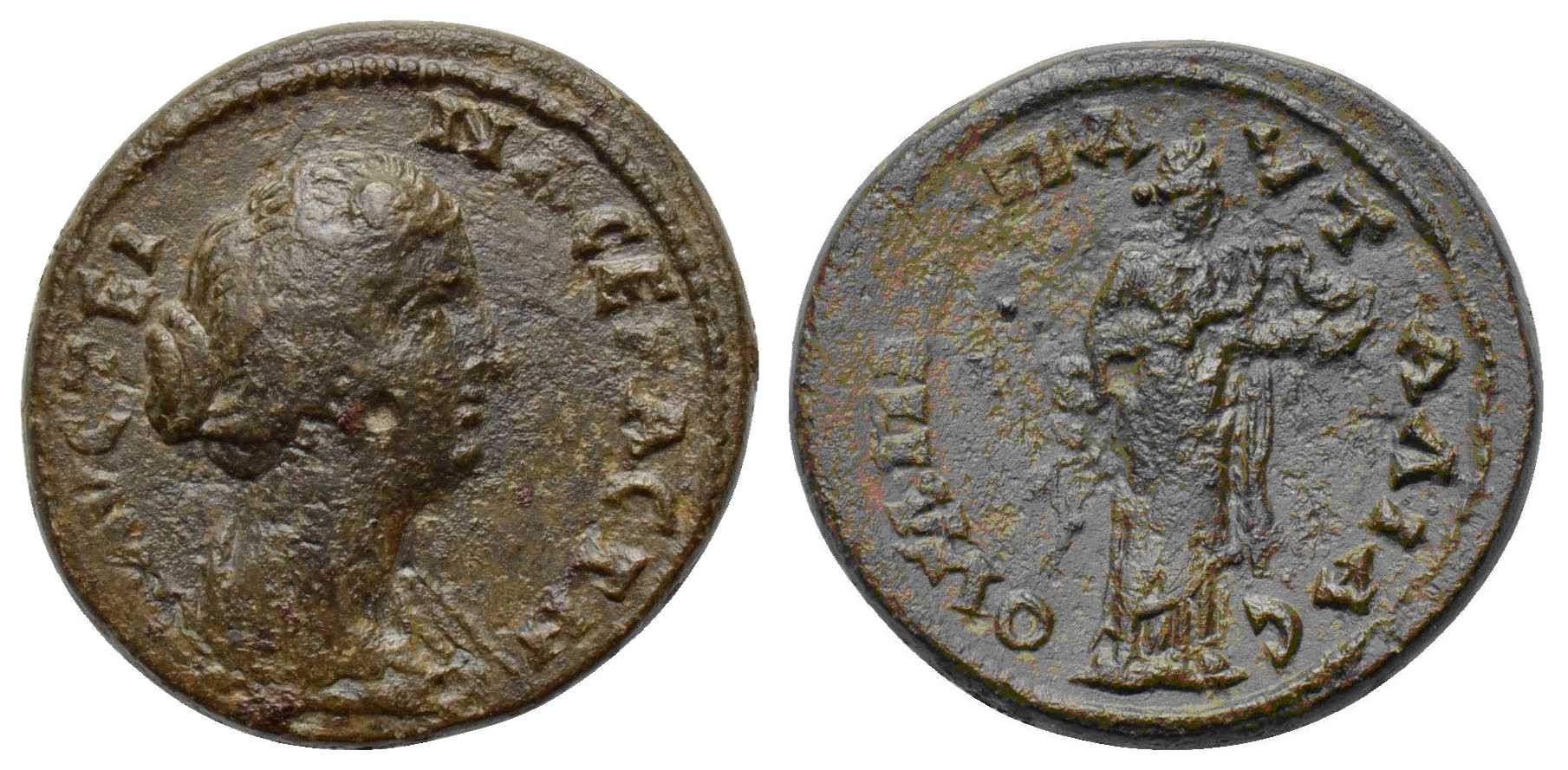5930 Pautalia Thracia Faustina jr. AE