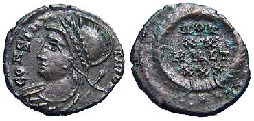 341 Perinthus (Heraclea) Thracia Constantius I AE