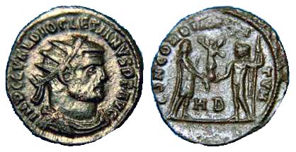 1009 Rome Diocletian Heracleia AE