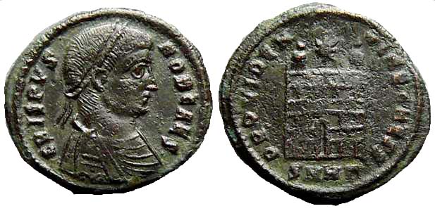 3384 Perinthus (Heraclea) Thracia Crispus AE