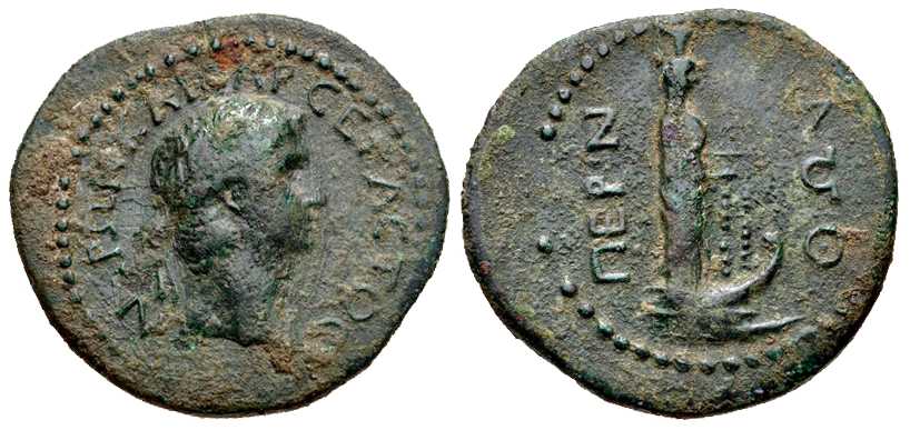 5466 Perinthus Thracia Nero AE
